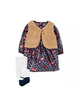 Baby Girl Carter's 3-Piece Dress 6 Months